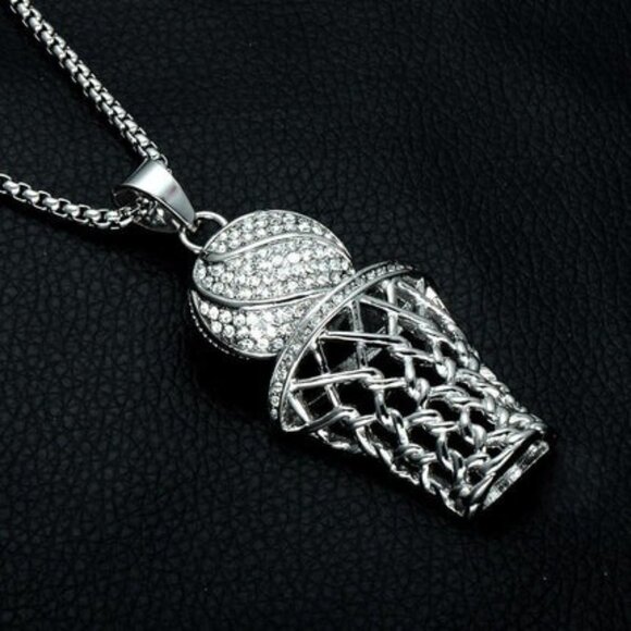 Shoot for the Glory Basketball Necklace 3 Pack - Includes all colors - Picture 5 of 5